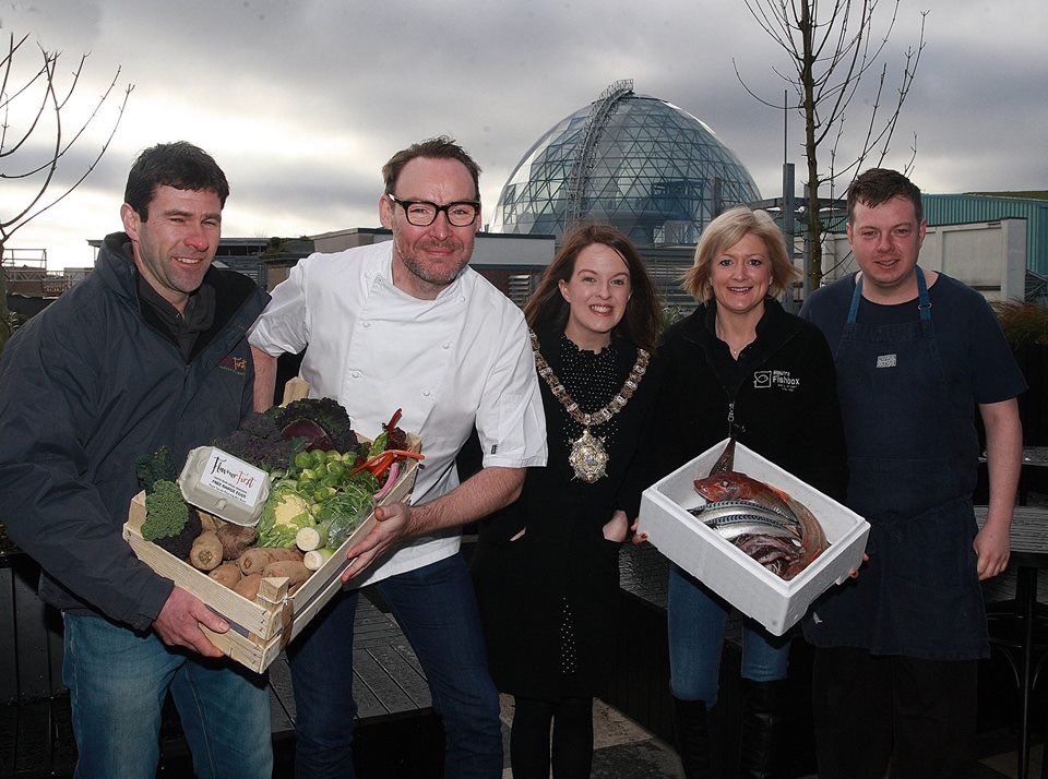 Some of those involved in 2018's inaugural BelFeast. Photo: @mournefishbox/Twitter