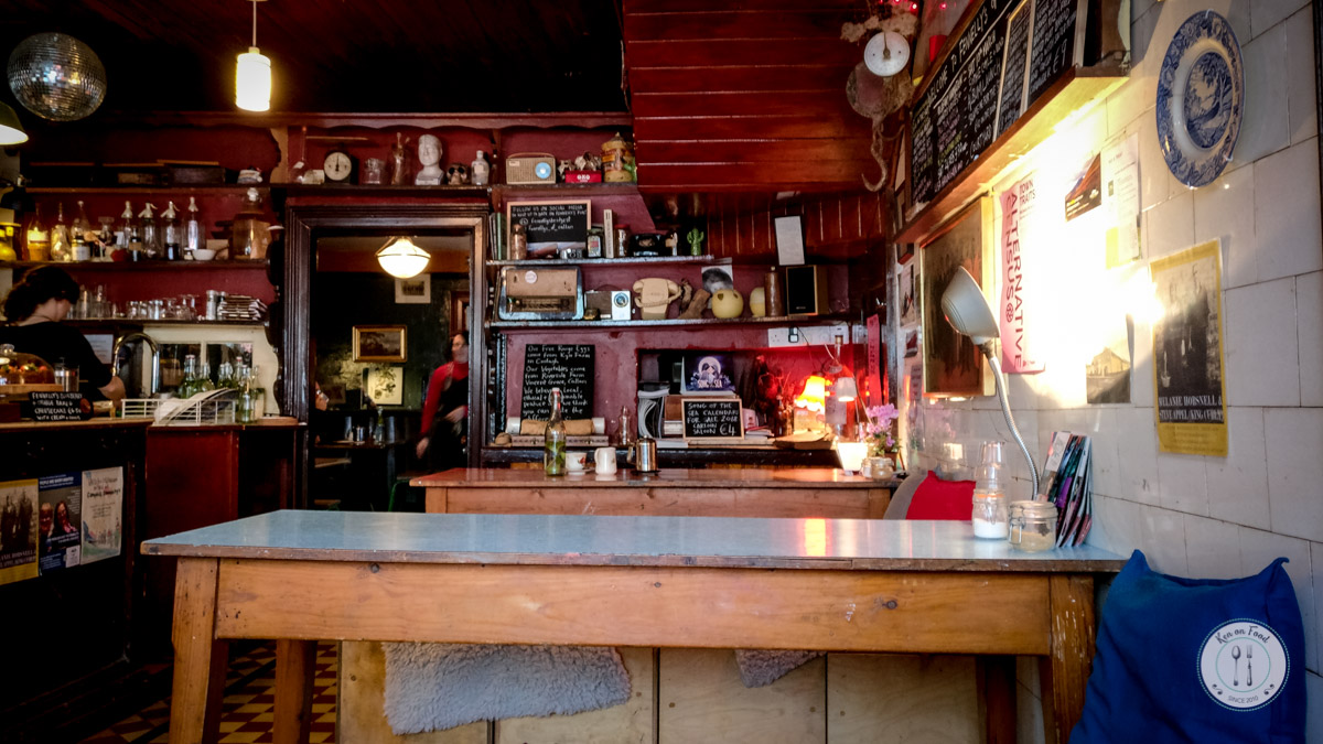 Inside the front bar / café area of Fennelly's