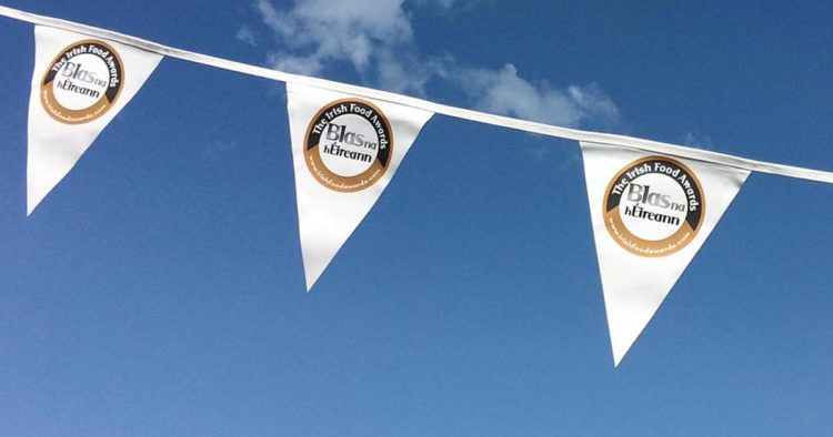Irish Food Awards banners flying in Dingle. Photo: Blas na hEireann/Facebook