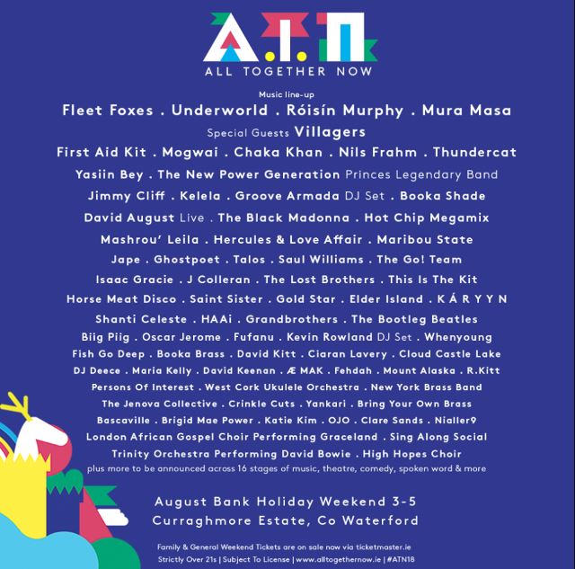 The All Together Now lineup