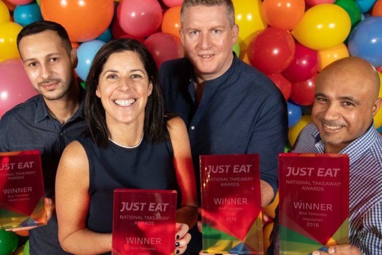 Some of the winners from the 2018 Just-Eat.ie National Takeaway Awards