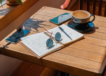 Grab your phone, a diary and a coffee.