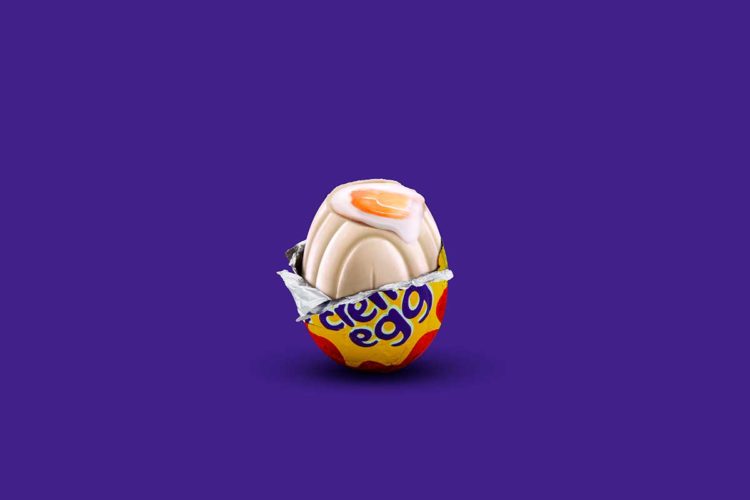White Cadbury Creme Egg