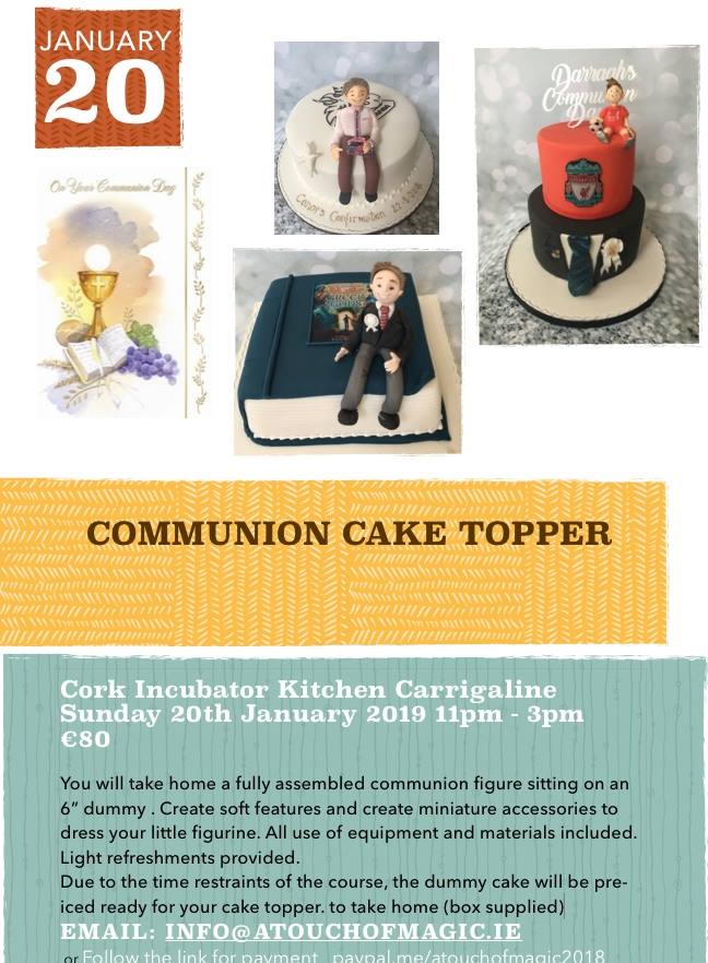 Communion Cake Topper