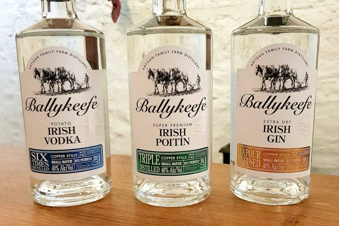 Ballykeeffe Distillery's new sustainable paper labels
