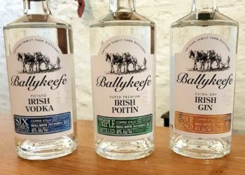 Ballykeeffe Distillery's new sustainable paper labels