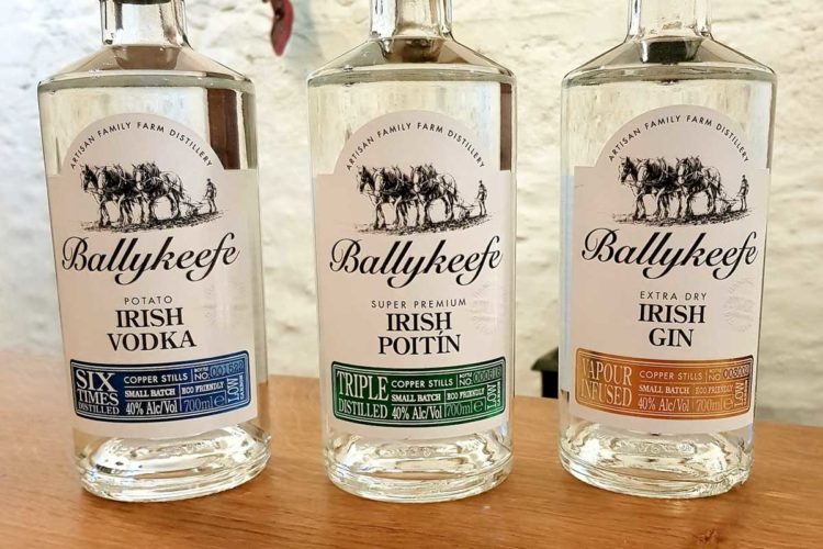 Ballykeeffe Distillery's new sustainable paper labels