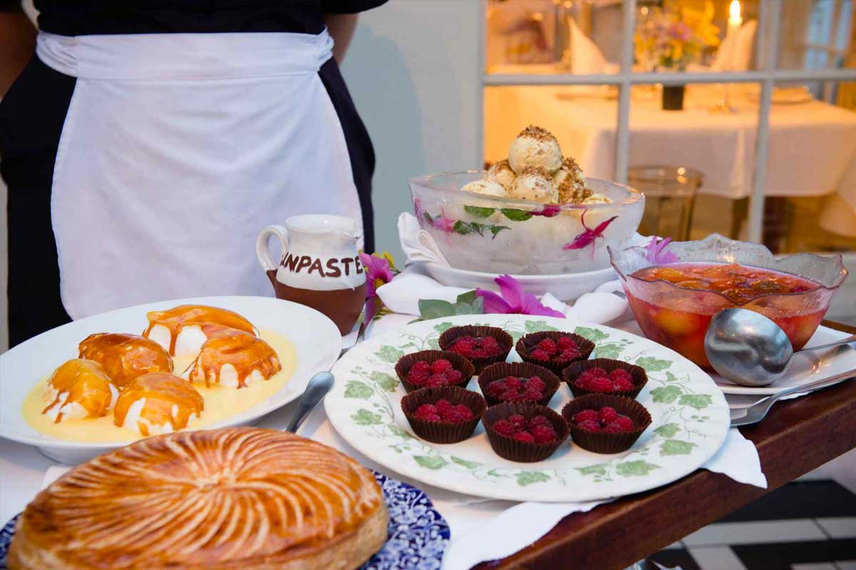 Trolley service at Ballymaloe House. Photo: Ballymaloe.ie