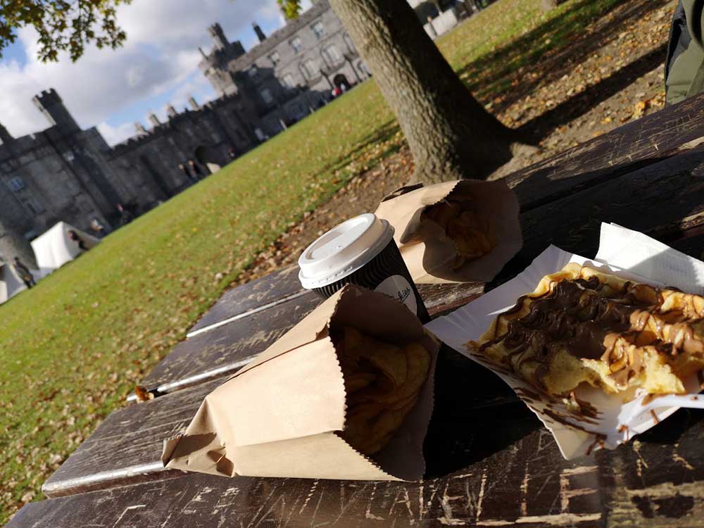 Grabbing a bit in the grounds of Kilkenny Castle over the summer in 2018.