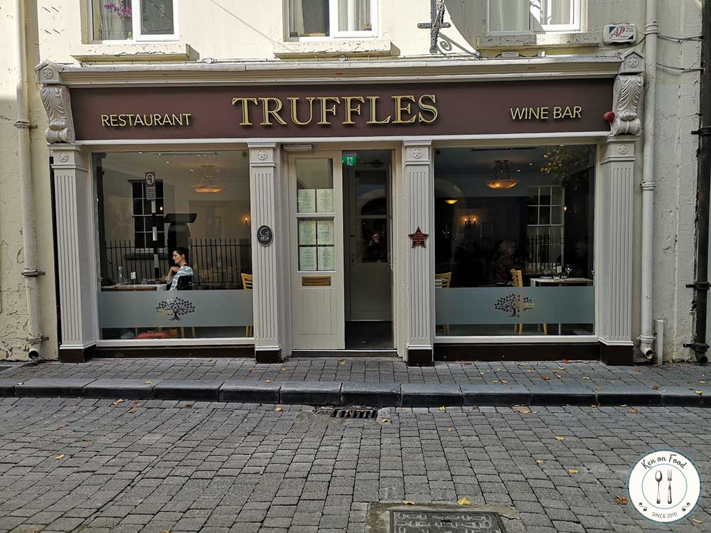 Truffles restaurant and wine bar, William Street, Kilkenny.