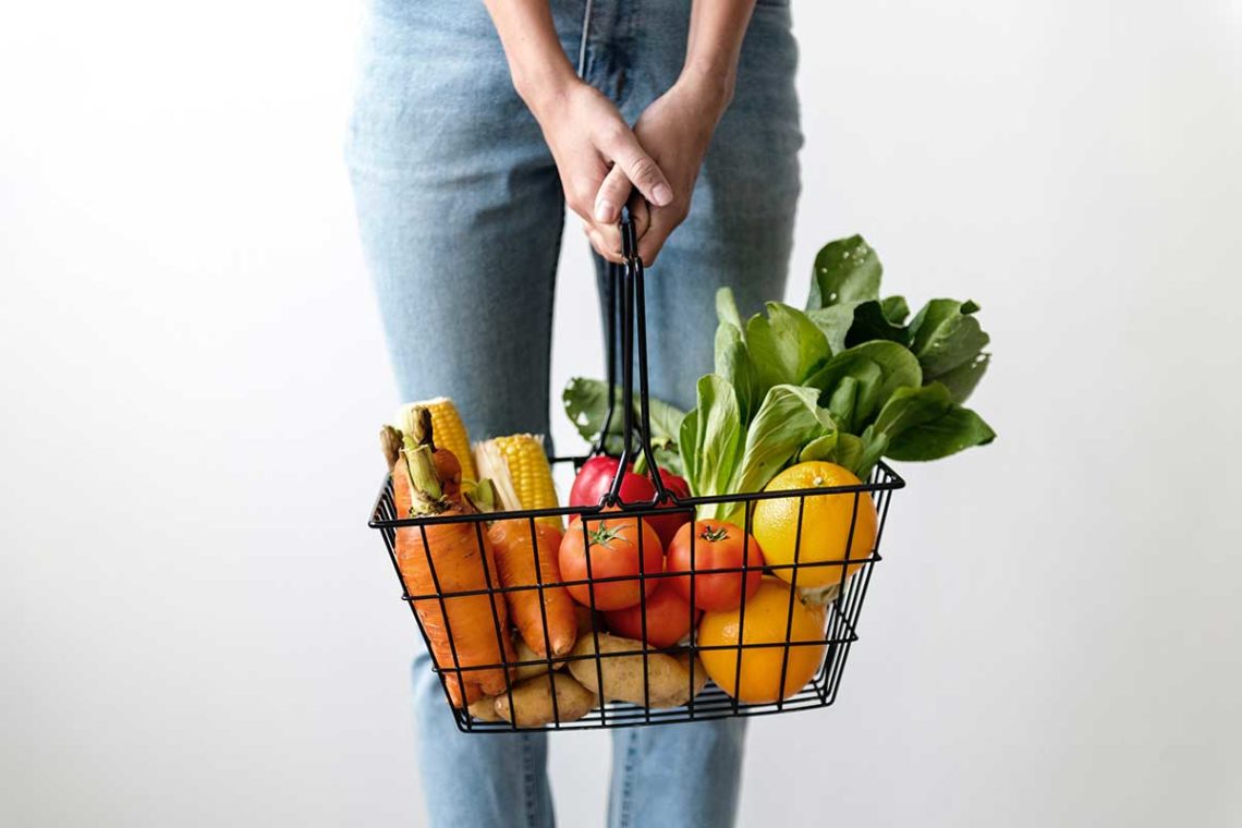 A shopping basket full of vegetables. Photo: rawpixel/Unsplash