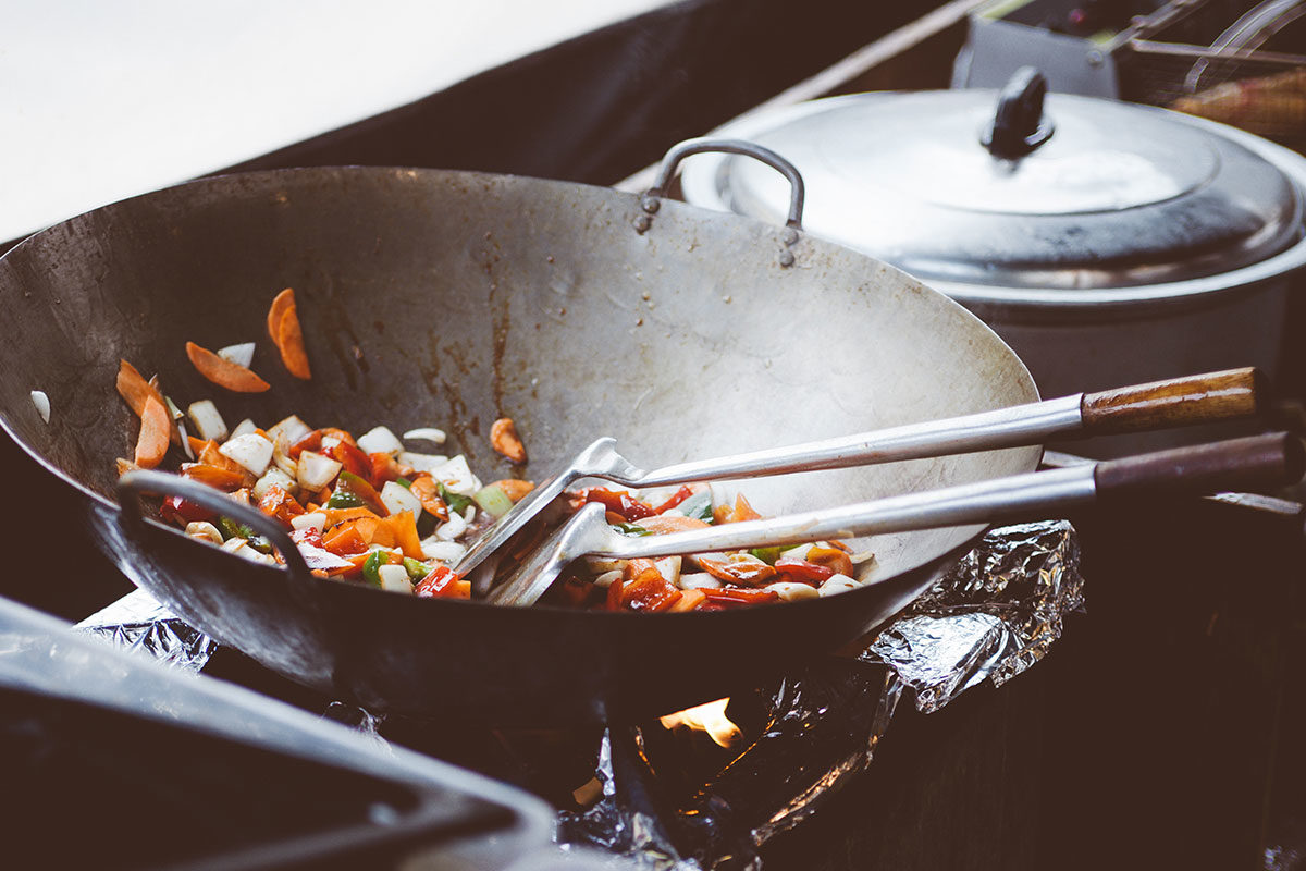 Time to get the wok up and going.