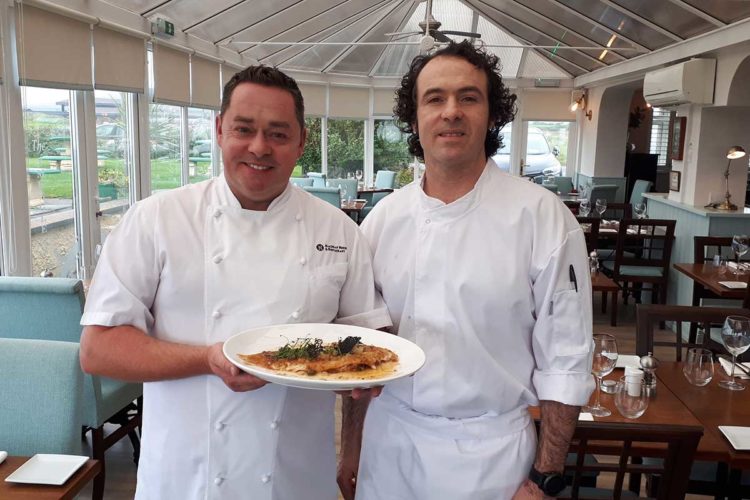 Neven Maguire and Henry Hunt, head chef at Smuggler's Inn, Waterville.