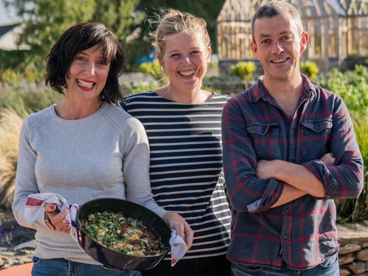 Karen Donohoe, Katie Sanderson and Michael Kelly