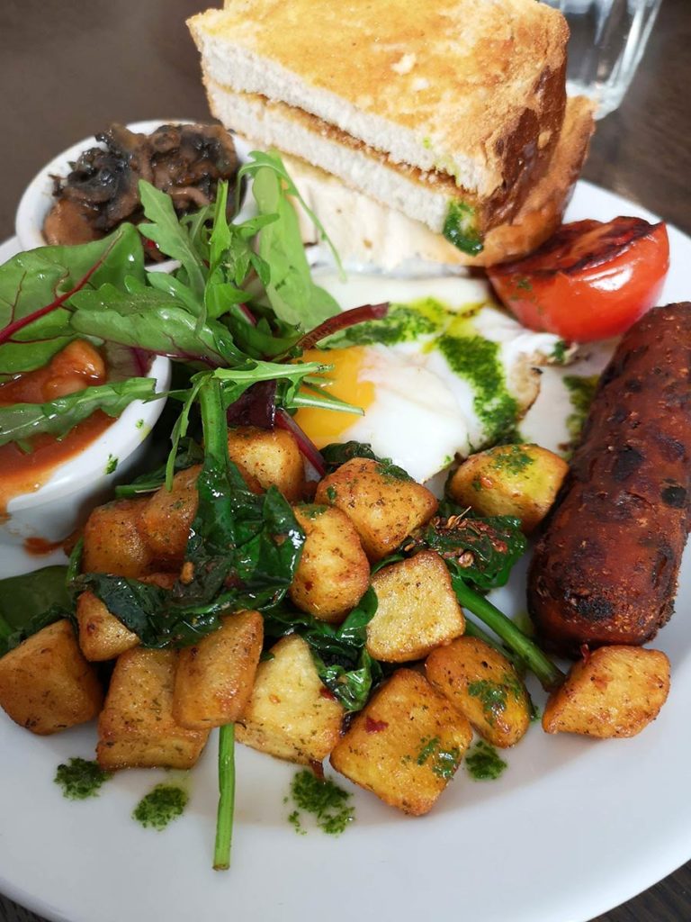 The Veggie breakfast at Nook Café & Restaurant