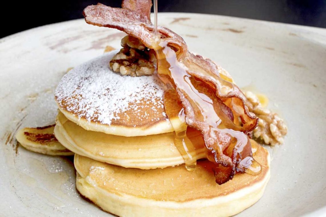 Pancakes at Wineport Lodge. Photo: wineport.ie