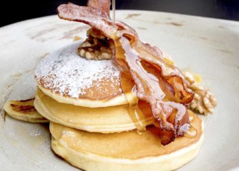 Pancakes at Wineport Lodge. Photo: wineport.ie