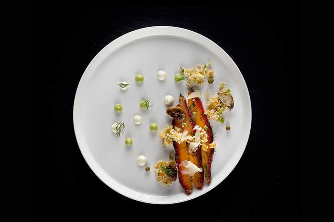 A plate shot at VM Restaurant. Photo: viewmounthouse.com