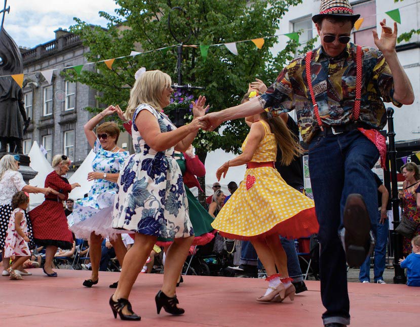 Rockin' Food Festival dancers