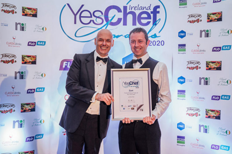 Michael Thomas (right), Best Chef, Leinster, at Zuni Restaurant Kilkenny