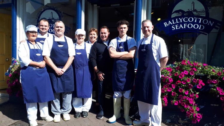 The team at Ballycotton Seafood.