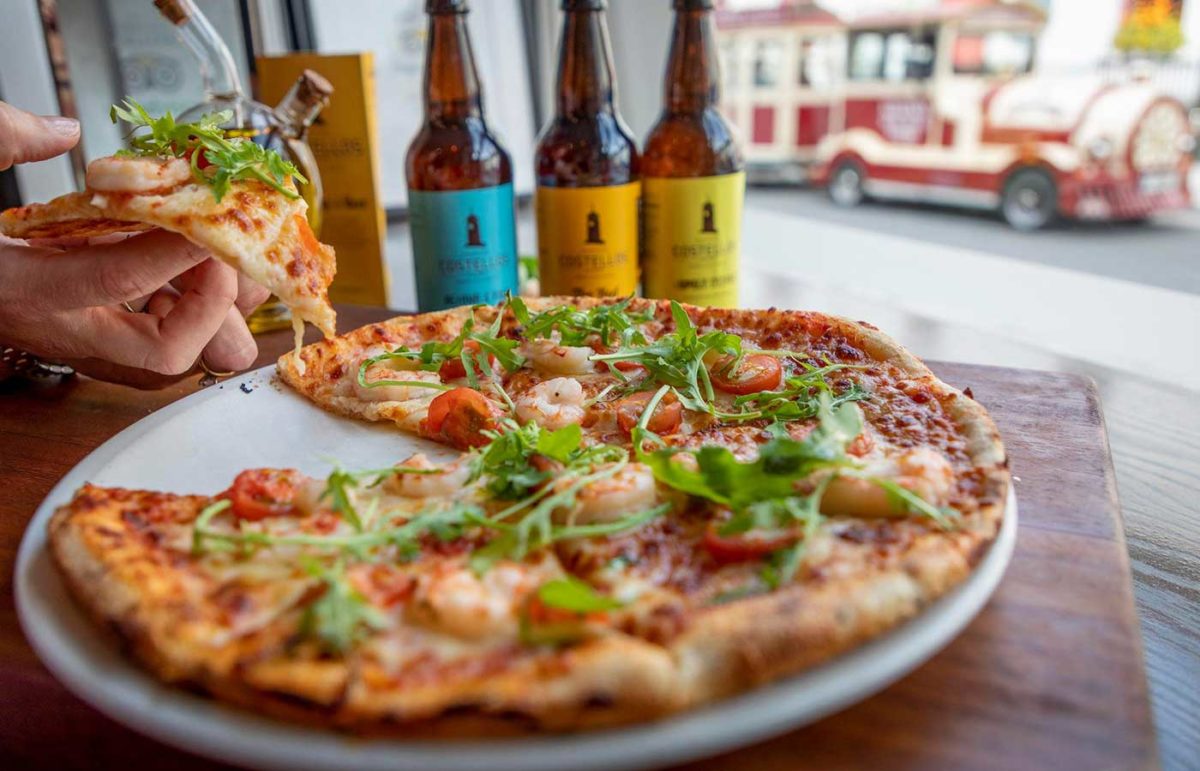 Fresh pizza & Costello's beers at La Rivista, Kilkenny