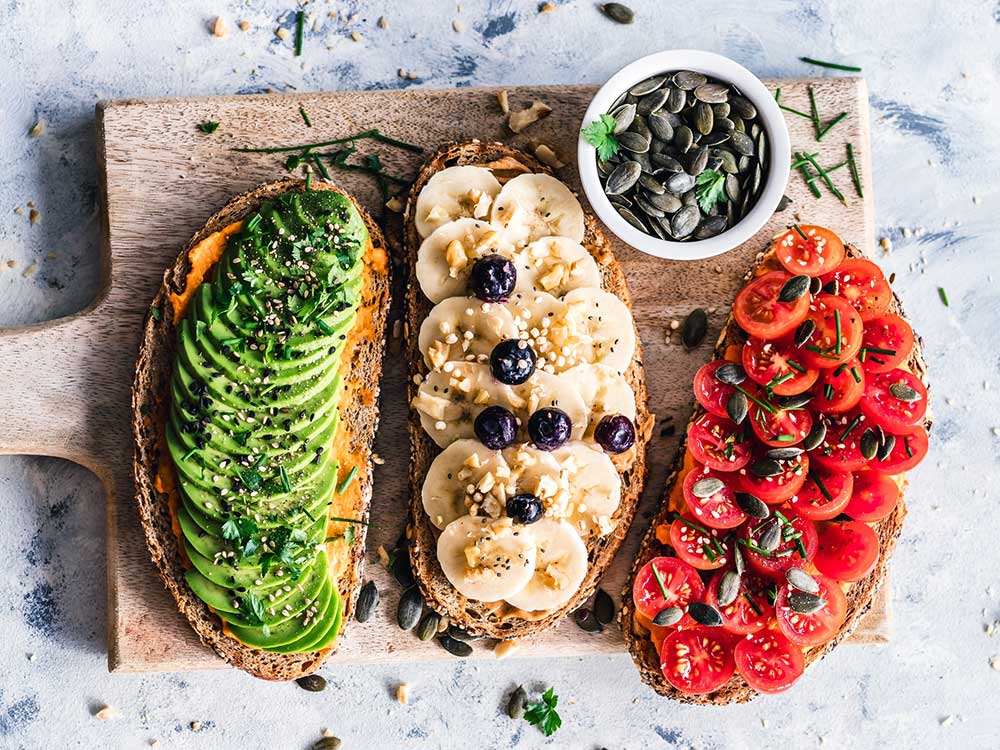 Fresh foods for a plant-based lunch. Photo: Ella Olsson/Unsplash