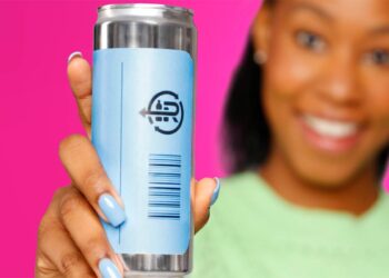 Re-turn logo on a can. Publicity image.