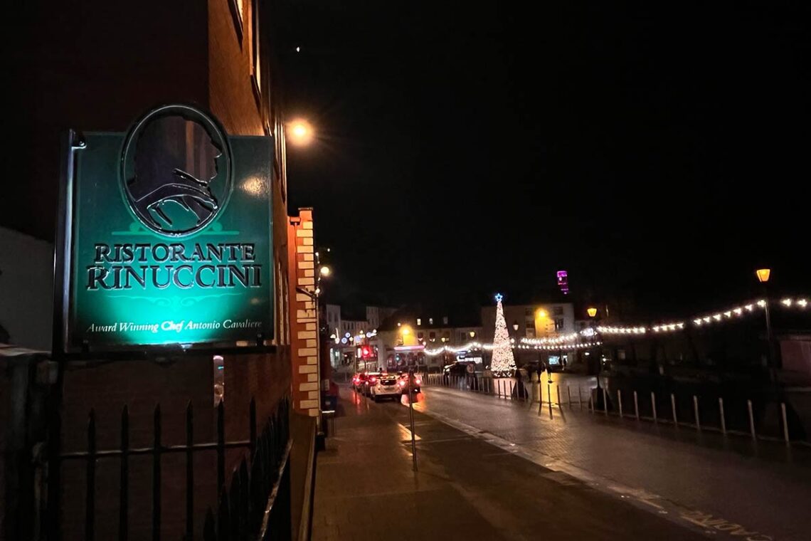 Ristorante Rinuccini, KIlkenny. Photo: Ken McGuire / Ken On Food