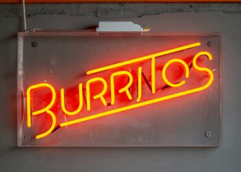 A burritos sign.