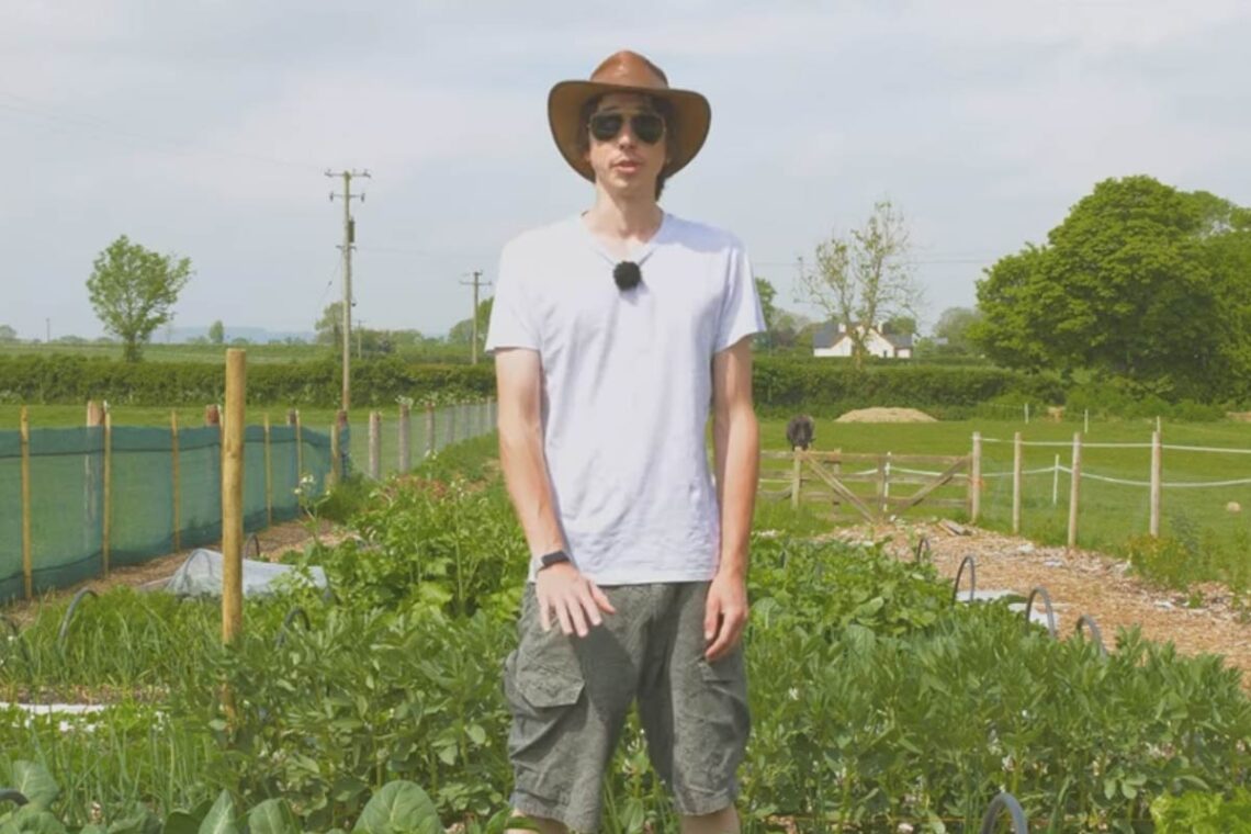 Shane Hatton in a still from his latest documentary detailing the progress of Bosco's Garden in Kilkenny.