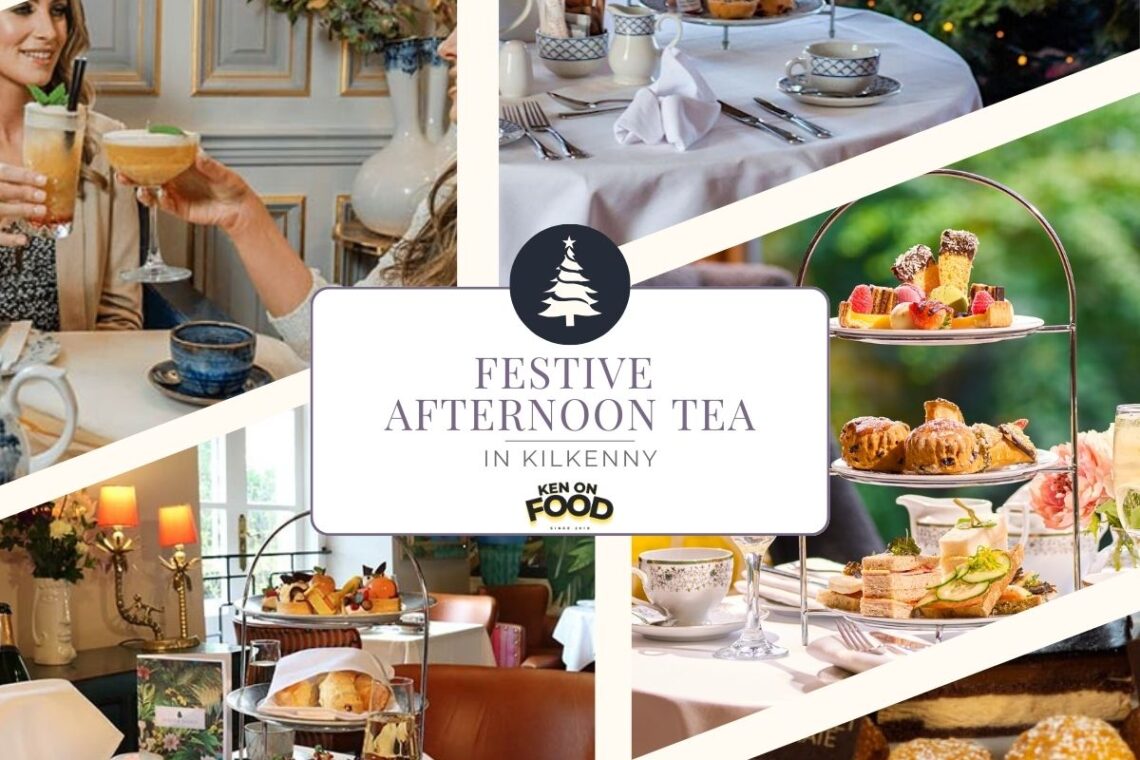 Festive afternoon tea in Kilkenny.