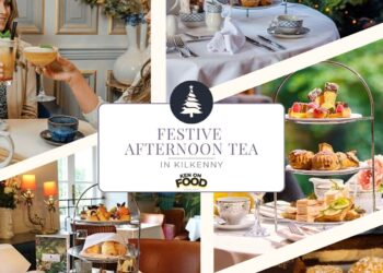 Festive afternoon tea in Kilkenny.