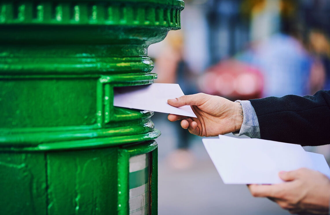 An Irish post box. Photo: YuriArcursPeopleimages / Envato