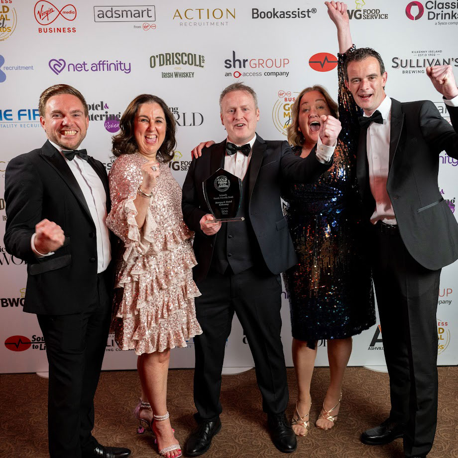 Some of the Newpark Hotel Kilkenny team, winner Ireland's Family Friendly Hotel. Photo: Paul Sherwood